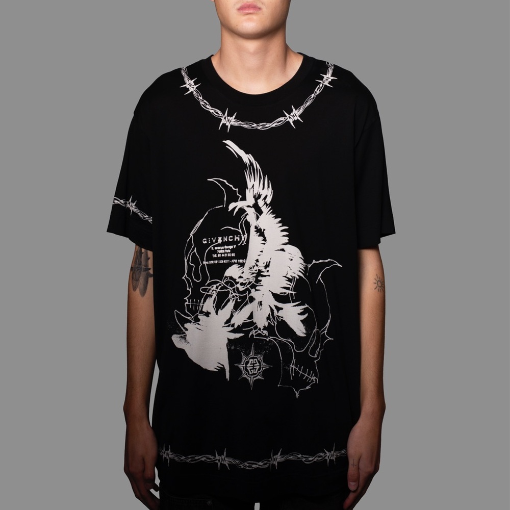 Givenchy barb wire shirt
